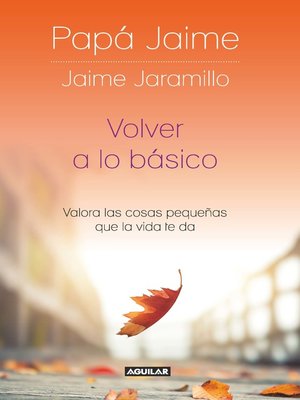cover image of Volver a lo básico